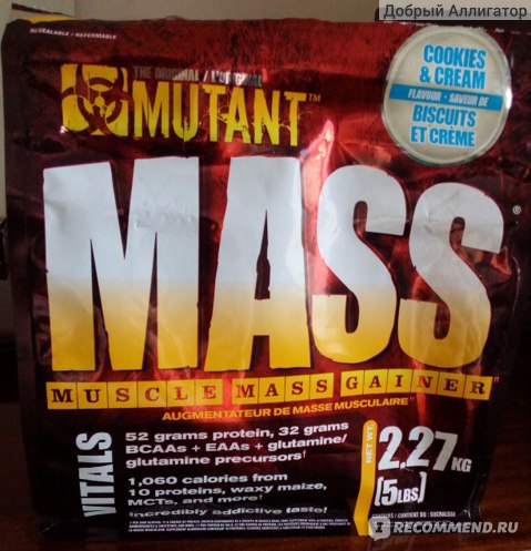 Спортивное питание  Mutant Mass  фото