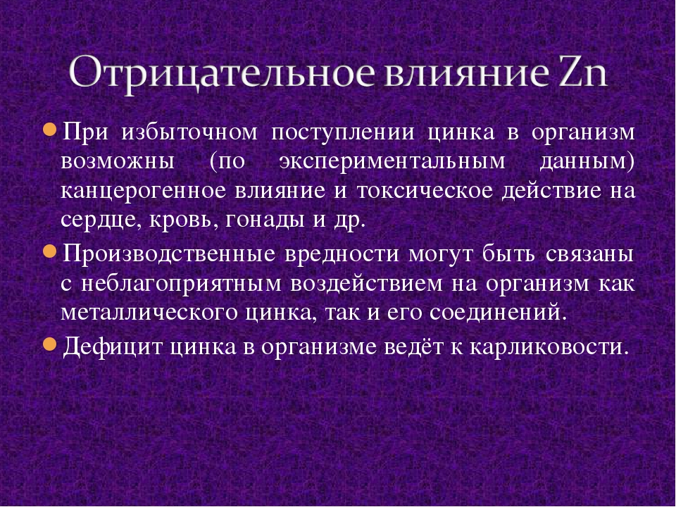 Избыток цинка. Влияние цинка на организм. Цинк действие на организм. Отрицательное влияние цинка на организм. Влияние ZN на организм человека.