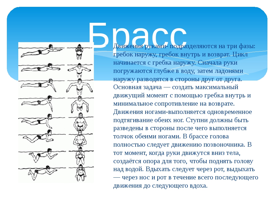 План конспект по плаванию