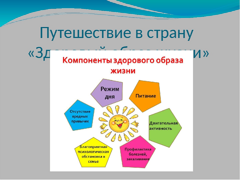 Элементы здорового образа жизни картинки