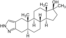 Stanozolol Structural Formula V1.svg