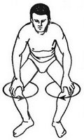 Как делать зарядку по утрам: круговые движения в коленных суставах
